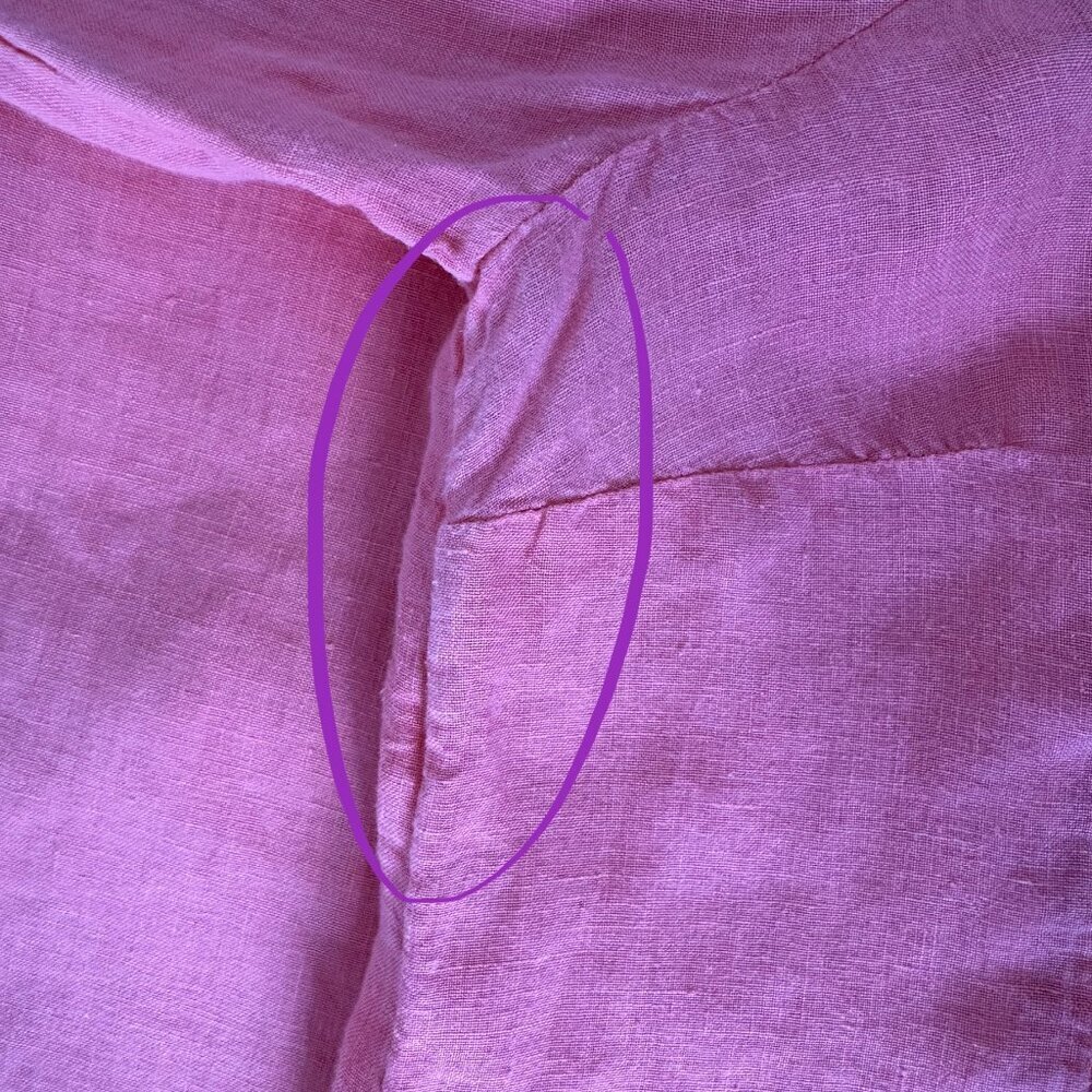 Soft Surroundings Linen Tunic top Coral‎ Size XL - Picture 9 of 11